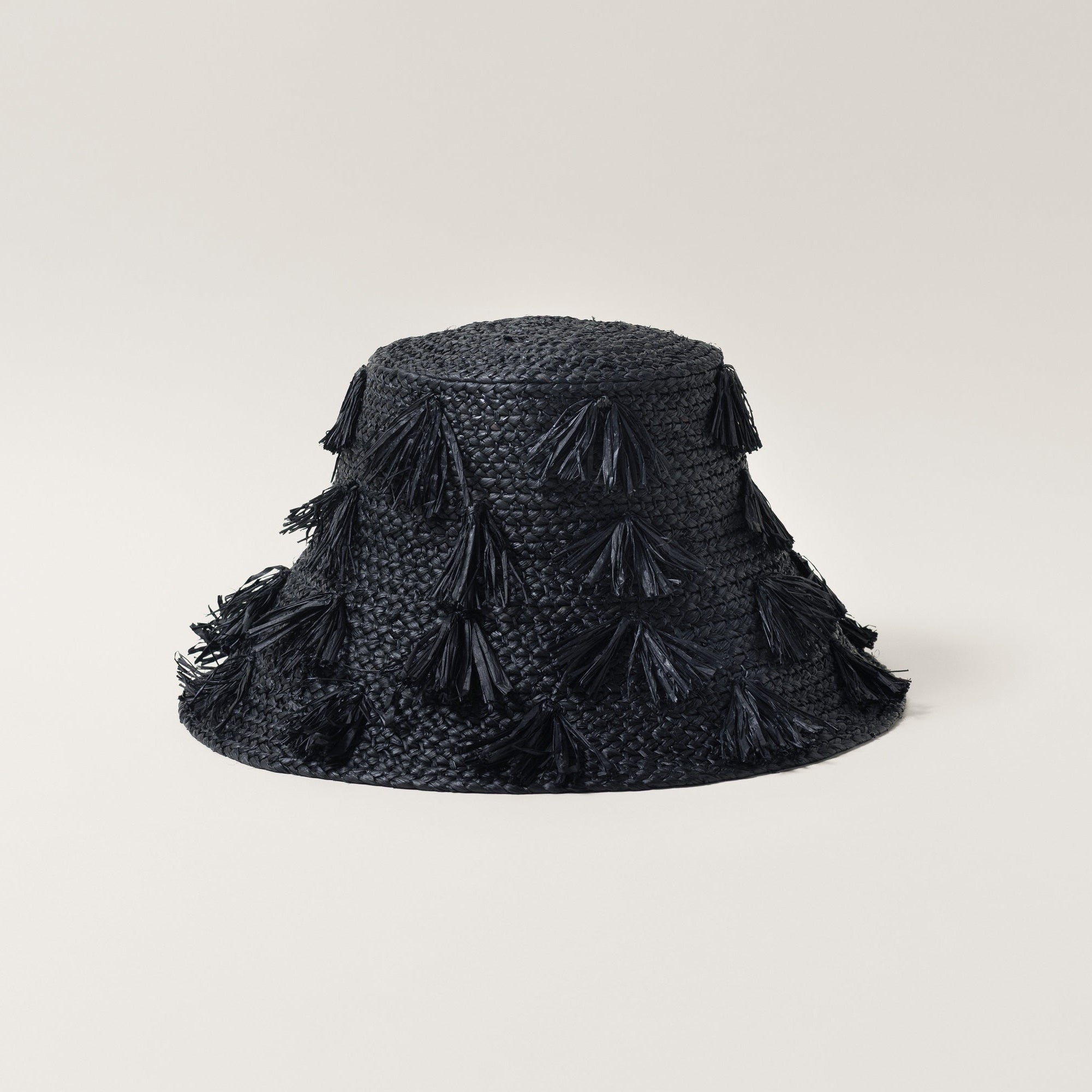 UNLIENSアンリアン raffia baguette hat Raffia Fringe Bucket Hat – MADE51 - Shop