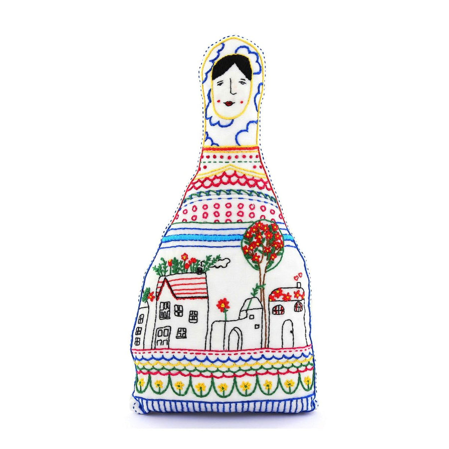 Aleppo Collection Doll, Crafted by Syrian Refugees, Hand Embroidered Toys, ANA Collection