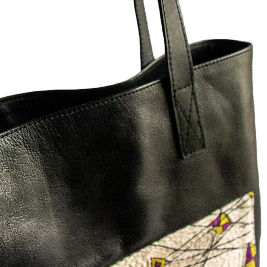 Tuk Tuk Leather Tote Bag