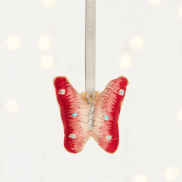 Vibrant Butterfly Ornament