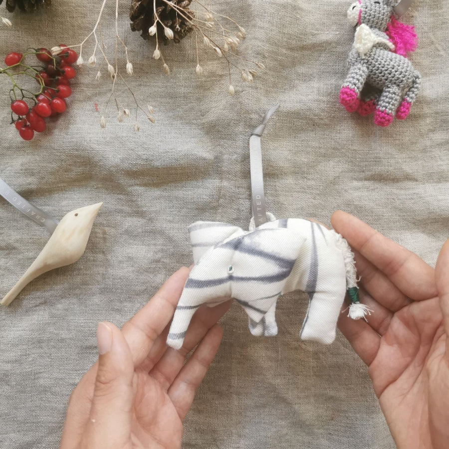 Wise Tusker Ornament