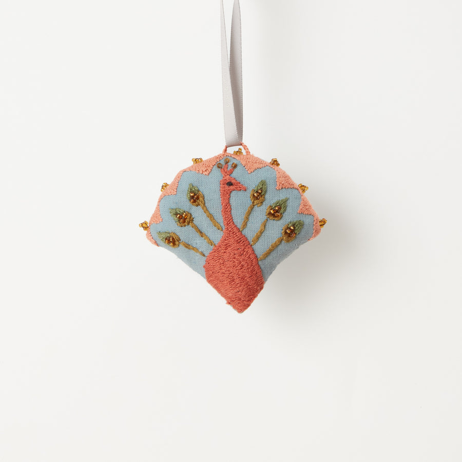 Precious Peacock Ornament