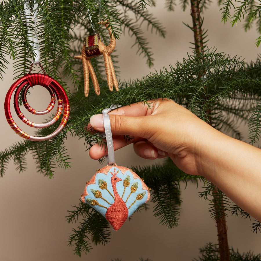 Precious Peacock Ornament