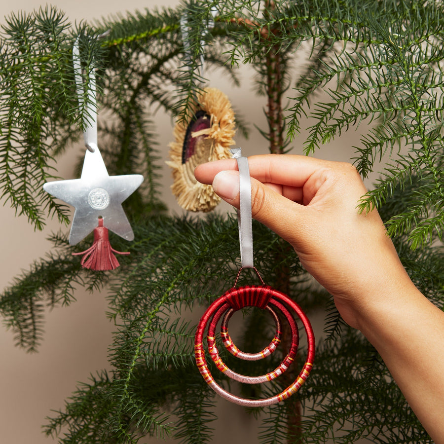 Beaming Rings Ornament