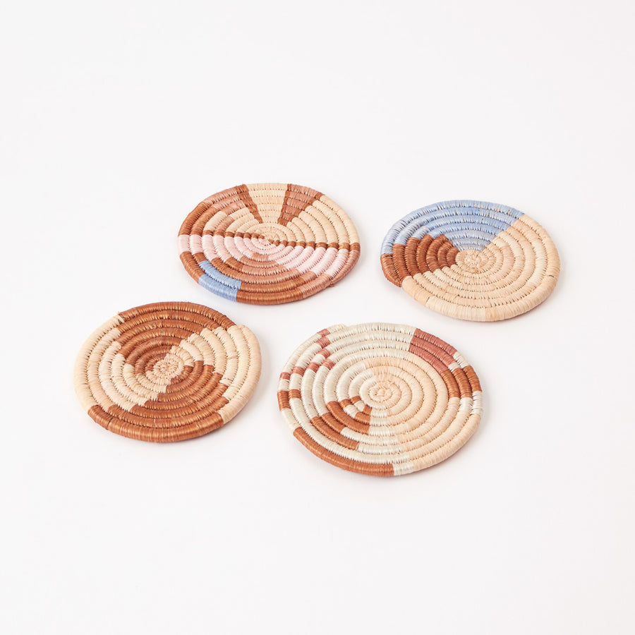 Abstract Form Coasters, Set of 4 - EU Shipping Only