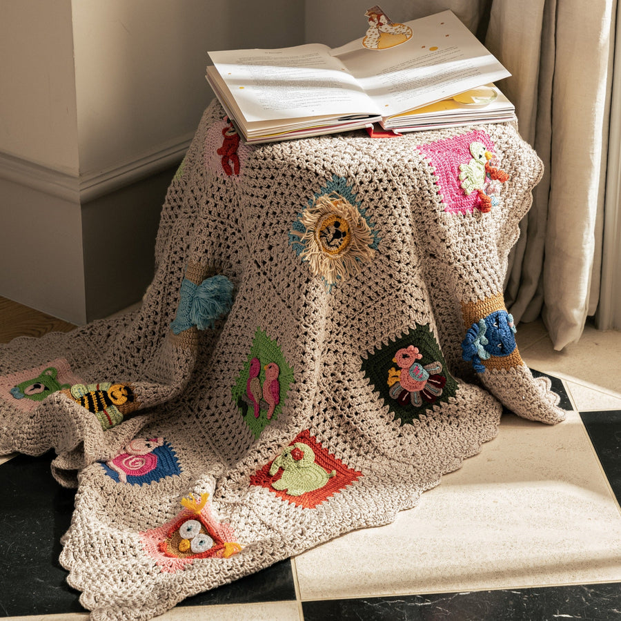 Leila Animal Crochet Blanket