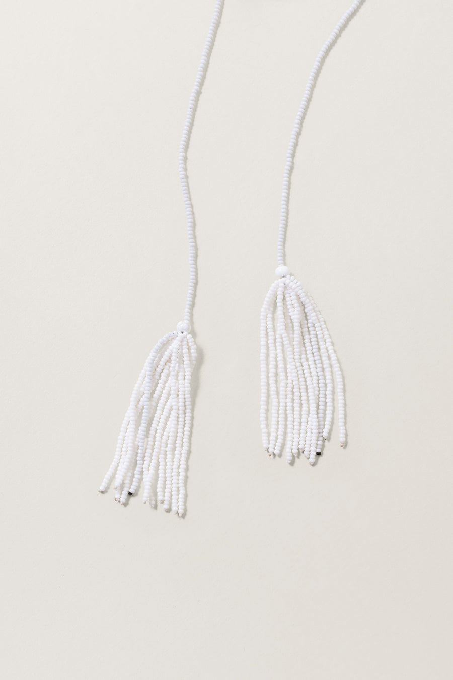 Lariat Necklace with Oval Centerpiece