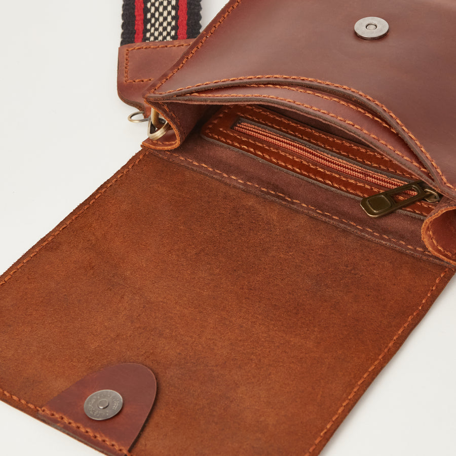 Al Sadu Leather Crossbody Bag