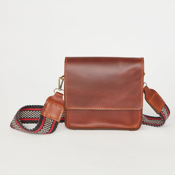 Al Sadu Leather Crossbody Bag