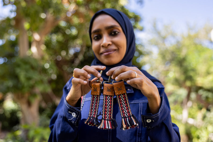 Al Sadu Embroidered Keyring