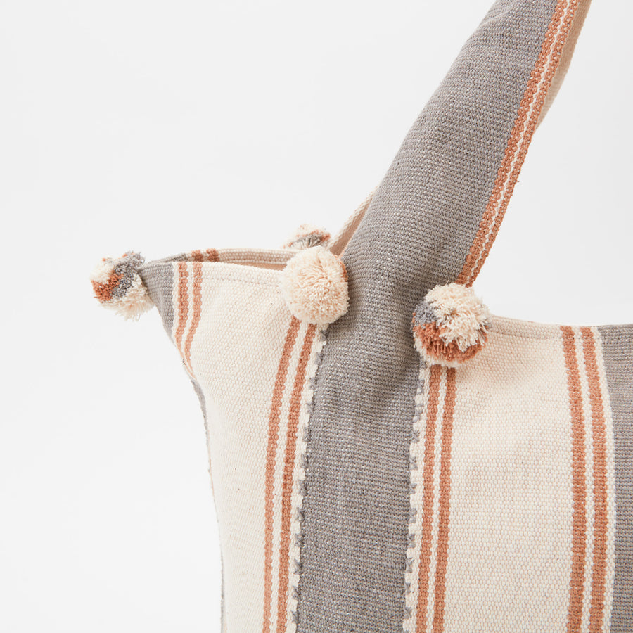 Kayin Pom-Pom Beach Bag