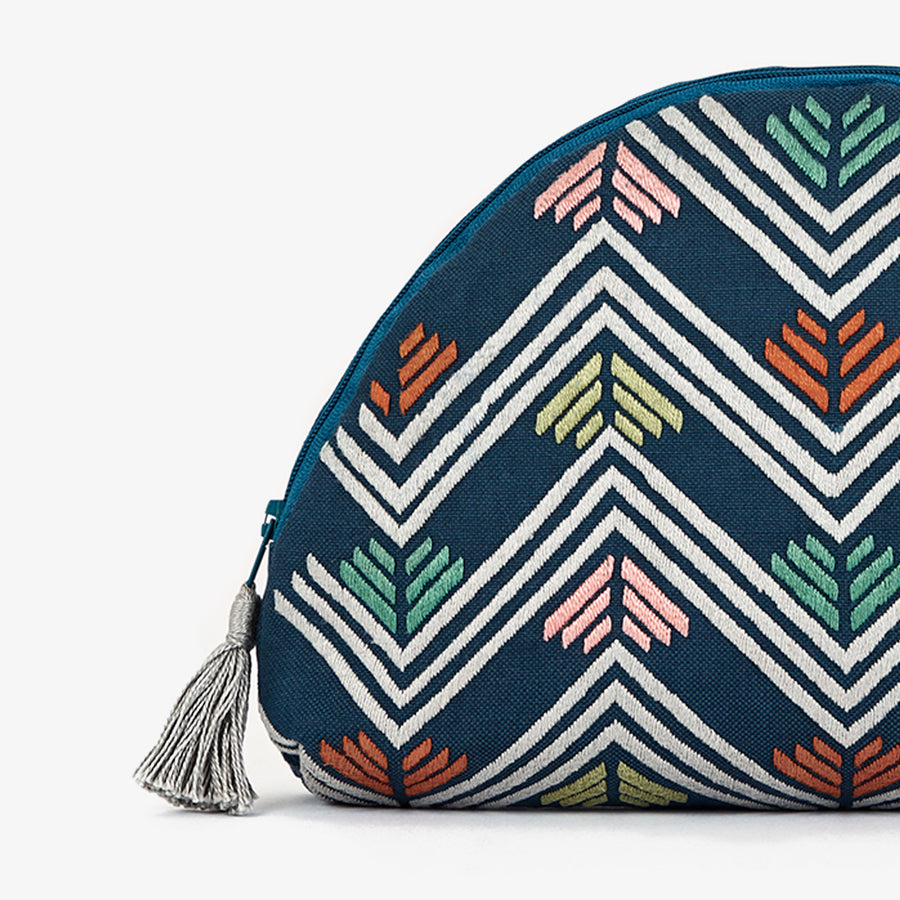 Embroidered Clutch Bag, Crafted by Afghan Refugees, Hand-embroidered Accessory, Artisan Links