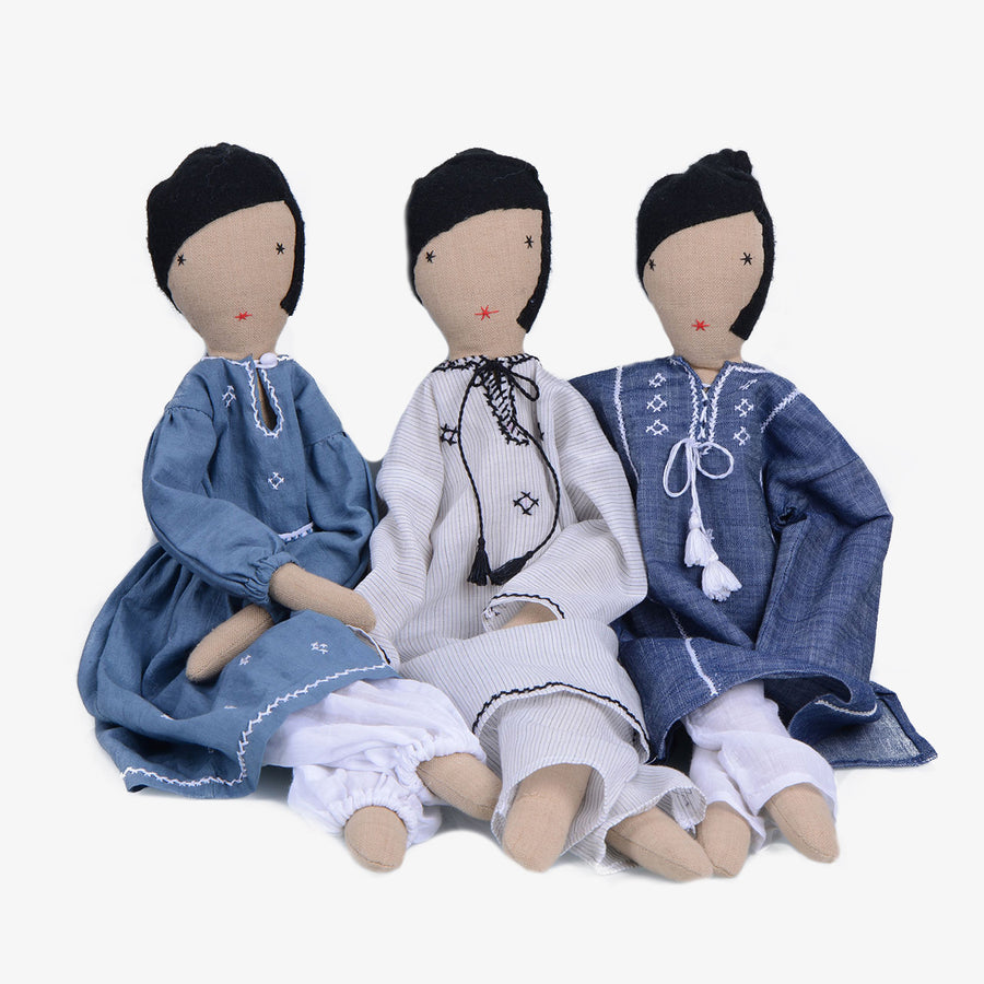 Ayu Doll, Crafted by Afghan Refugees, Handmade Dolls, SilaiWali