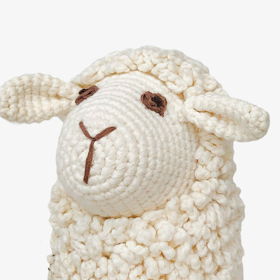 Farawee the Sheep, Crafted by Syrian Refugees, Crocheted Toys, Bebemoss