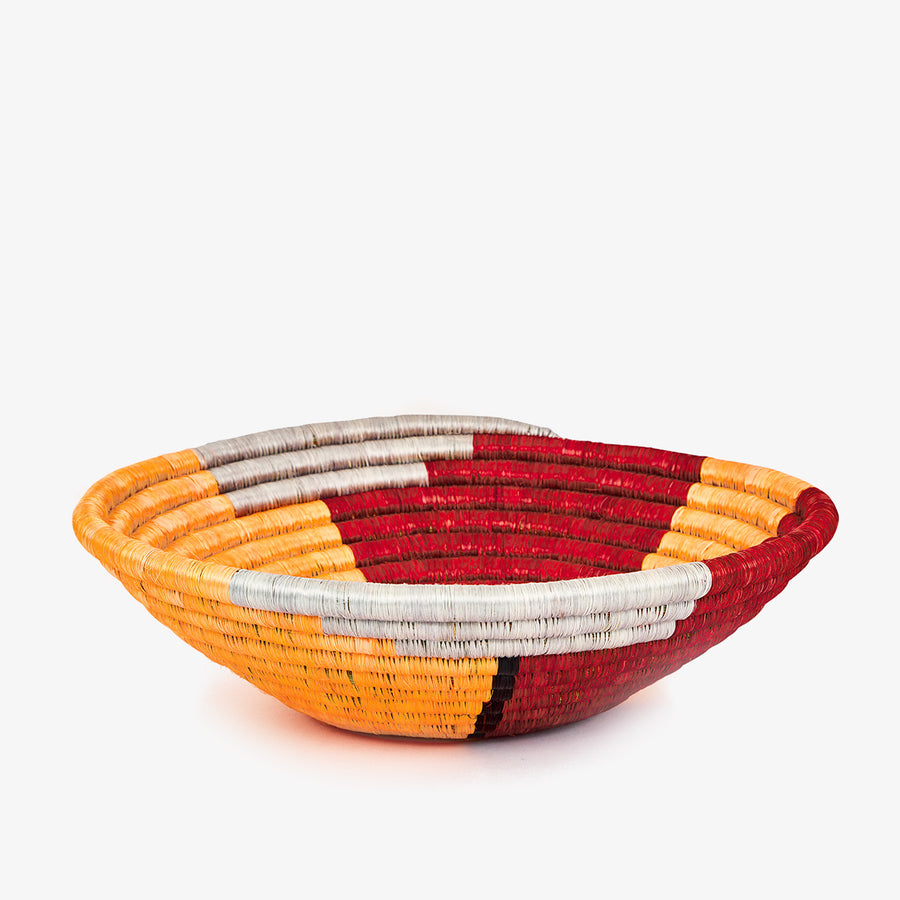 Amaryllis Basket, Crafted by Burundian Refugees, Handcrafted Homewares, Indego Africa