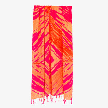 Yvette Magenta and Melon Scarf