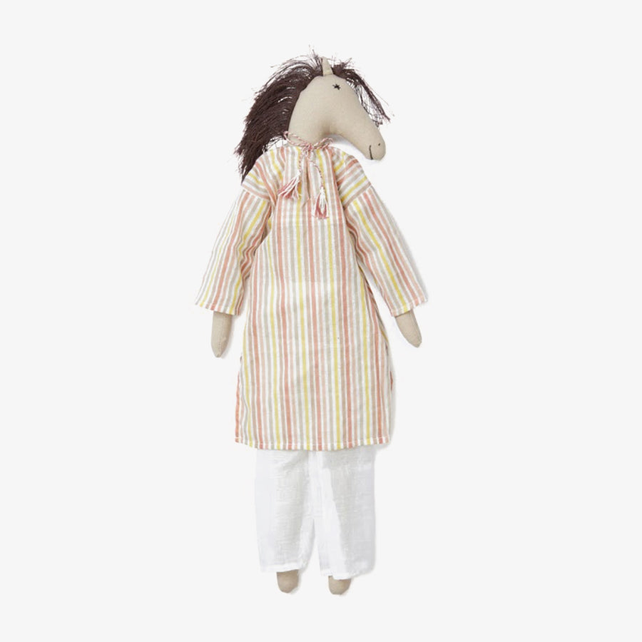 Jan the Horse Doll, Crafted by Afghan Refugees, Handmade Dolls, SilaiWali