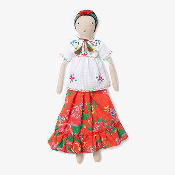 Frieda Doll, Crafted by Afghan Refugees, Handmade Dolls, SilaiWali