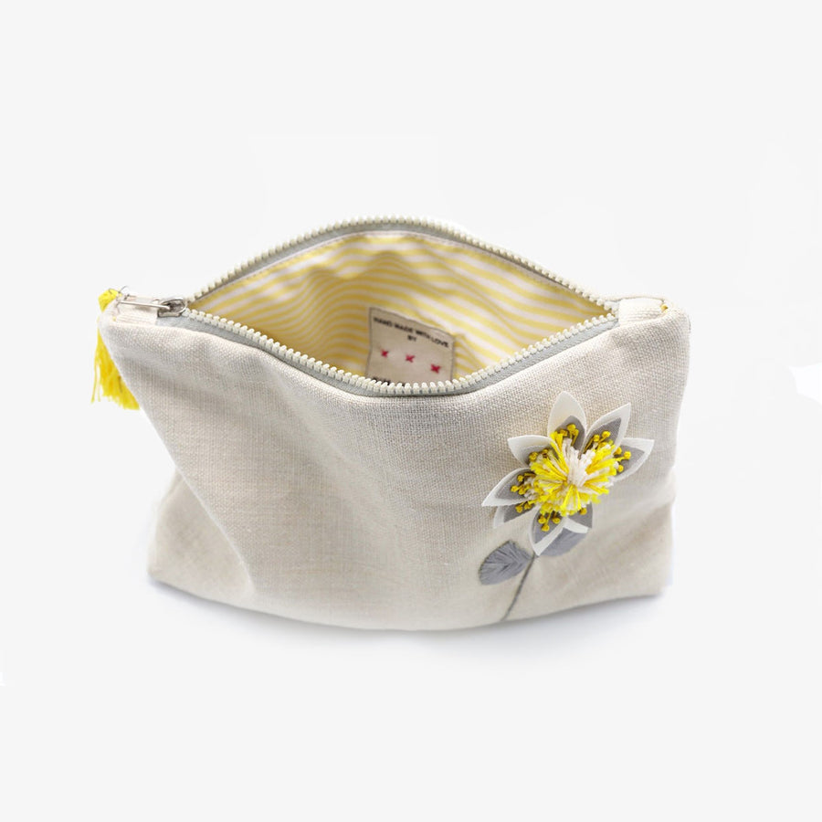 Resilient Sunflower Pouch