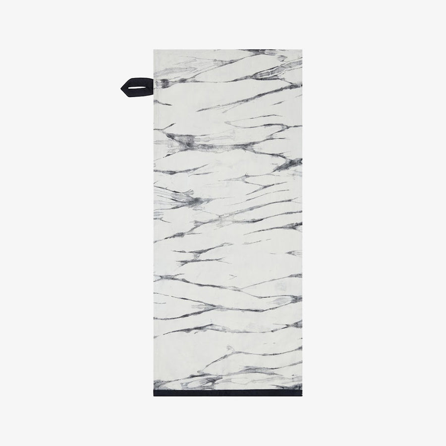 Tea Towel in Shibori Grey